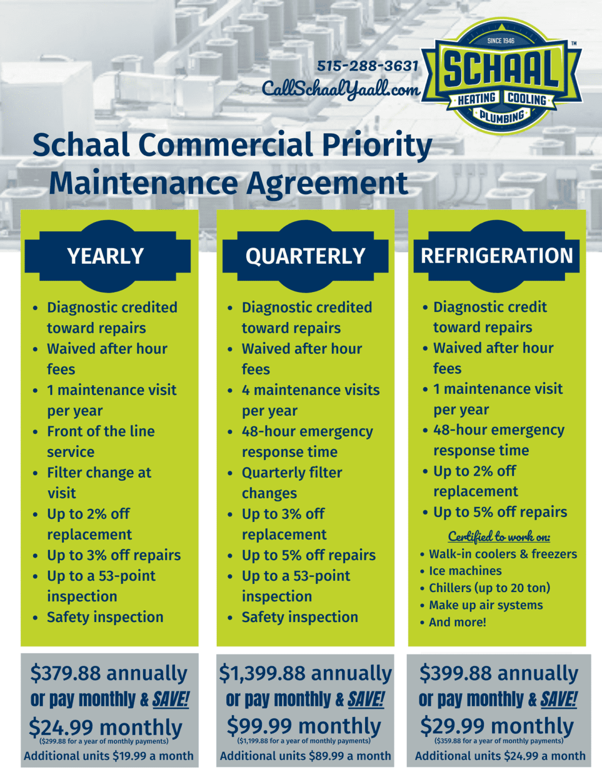 Commercial HVAC Des Moines Schaal